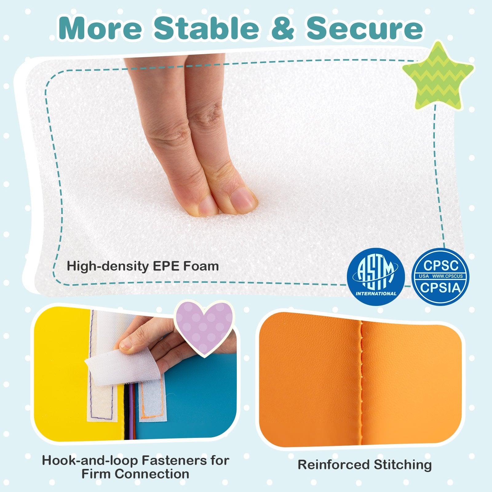 6 Pieces Foam Climbing Blocks Soft Play Climbing for Toddlers with Tunnel, Multicolor Climbers & Slides at Gallery Canada