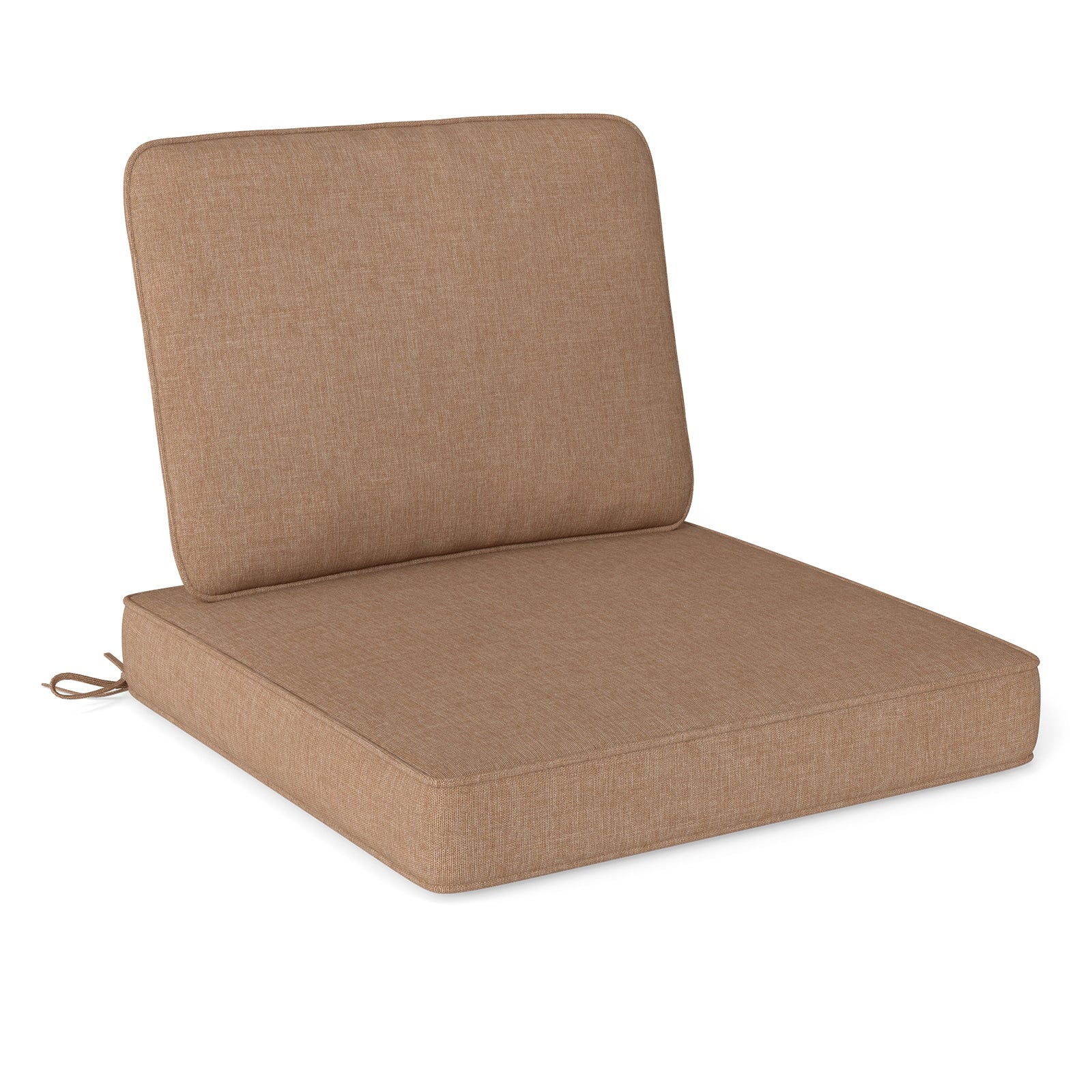 Set of 4 Outdoor Patio Cushion Set with Removable Covers, Brown Outdoor Furniture Accessories at Gallery Canada