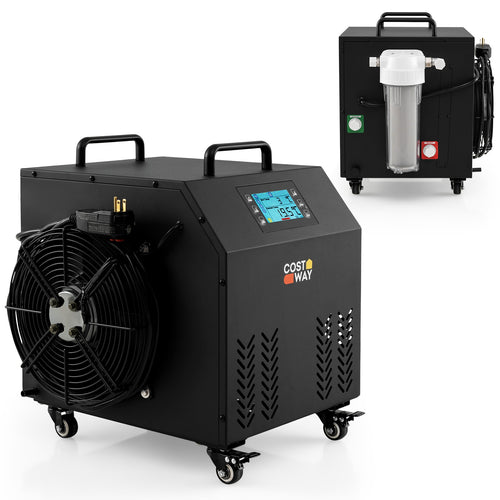 4/5 HP Ice Bath Water Chiller for Cold Plunge Tubs with Compressor, Black