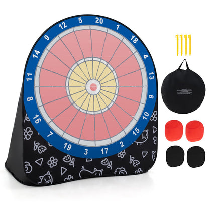 Large Dart Board for Kids with 4 Kick Balls, Black Lawn Games   at Gallery Canada