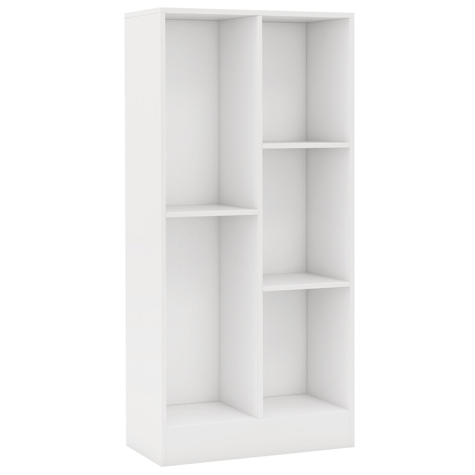 41 Inches 5-Cube Floor Bookcase with 2 Anti-Tipping Kits, White Bookcases White  at Gallery Canada