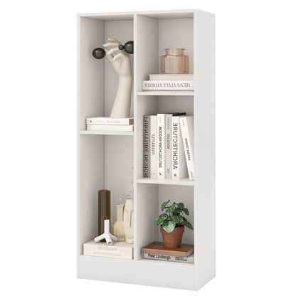 41 Inches 5-Cube Floor Bookcase with 2 Anti-Tipping Kits, White Bookcases   at Gallery Canada