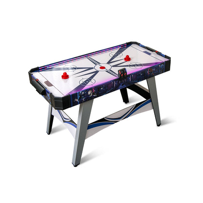 Air Powered Hockey Game Table with 2 Pushers and Pucks, Blue Game Room Blue  at Gallery Canada