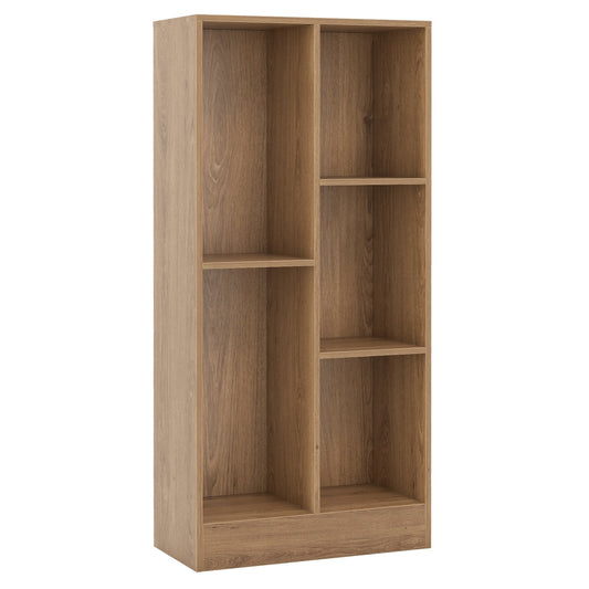 41 Inches 5-Cube Floor Bookcase with 2 Anti-Tipping Kits, Natural Bookcases Natural  at Gallery Canada