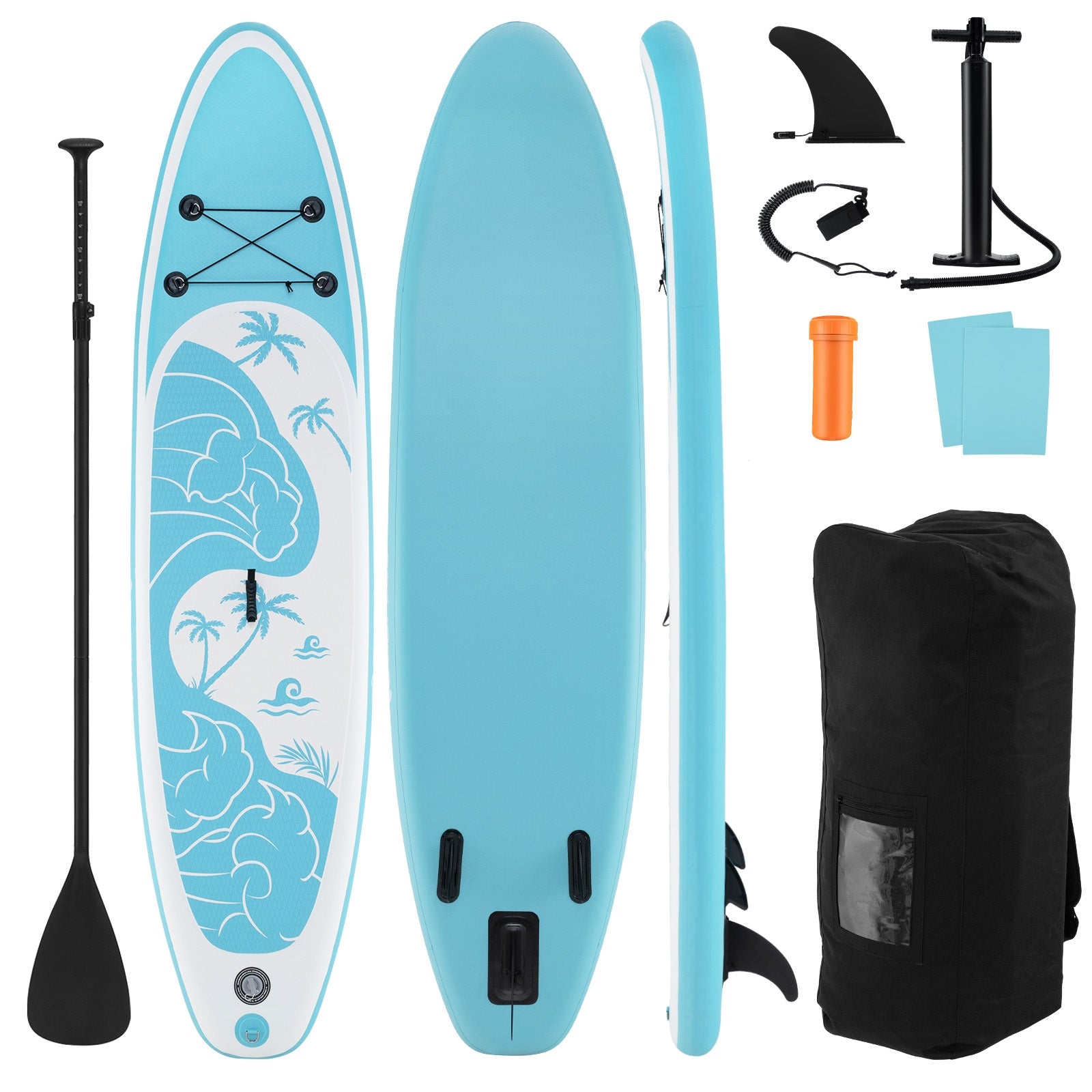 10/11 Feet Inflatable Stand Up Paddle Board with Premium SUP Accessories-S Water Sports at Gallery Canada