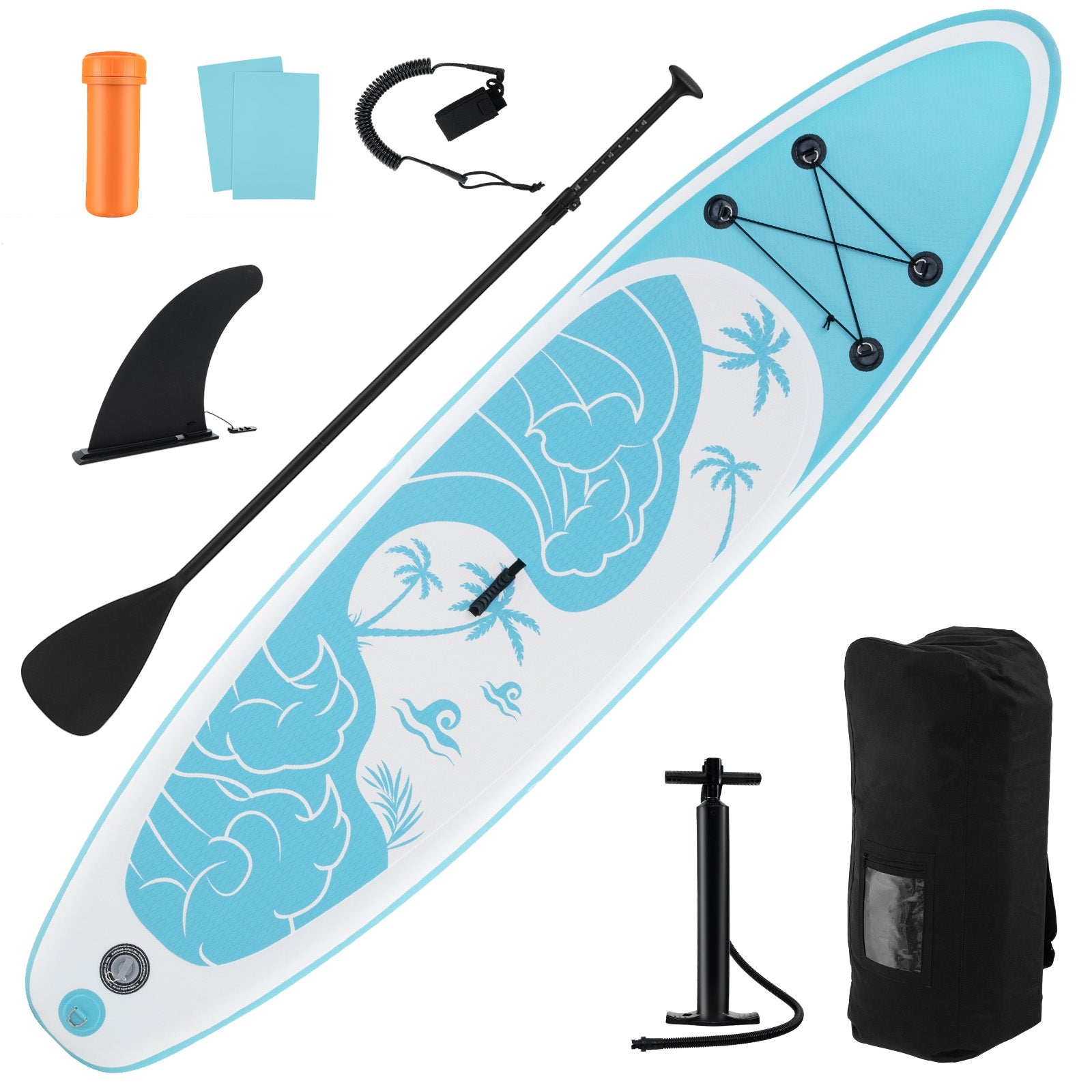 10/11 Feet Inflatable Stand Up Paddle Board with Premium SUP Accessories-S Water Sports at Gallery Canada