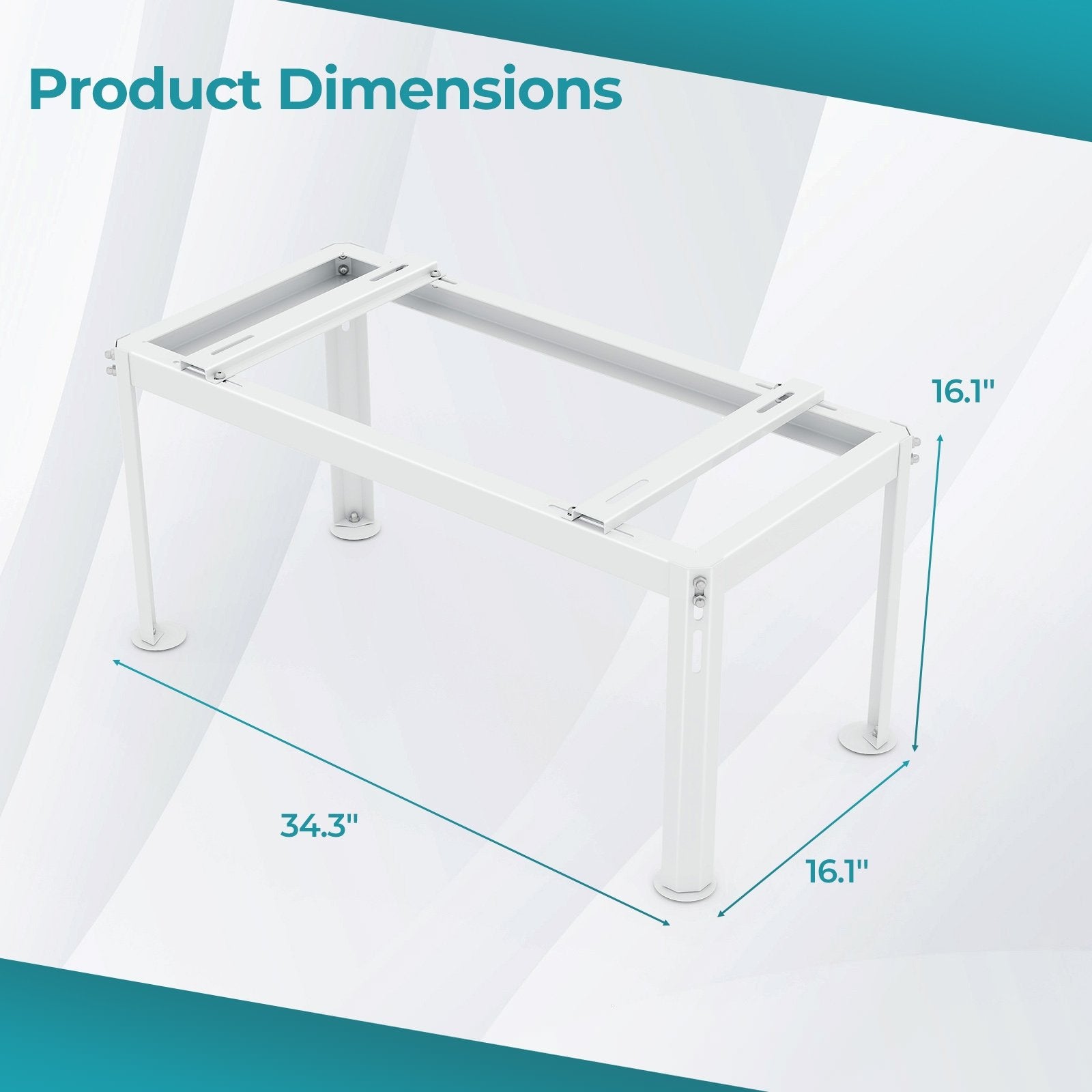 Mini Split Ground Stand  for 9000-18000 BTU Ductless Air Conditioner, White Mini Split Air Conditioners   at Gallery Canada