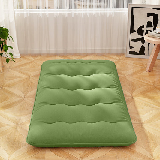 Floor Mattress with Washable Cover and Carry Bag-Twin Size, Green Mattresses   at Gallery Canada