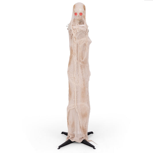 6FT Halloween Animated Standing Mummy with LED Red Glowing Eyes Halloween Options  at Gallery Canada