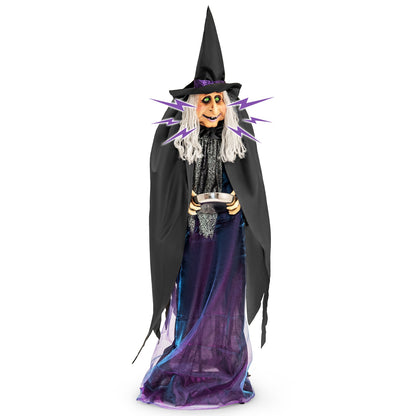 Giant Halloween Witch Decoration with LED Lights Widened Base Sound Halloween Options  at Gallery Canada