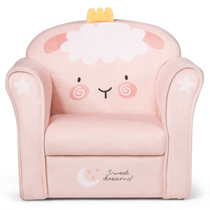 Kids Lamb Sofa Children Armrest Couch, Pink Kids Chairs & Seating   at Gallery Canada