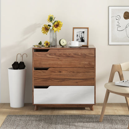 Rustic Farmhouse Wooden Storage Dresser for Bedroom Living Room, Brown End & Side Tables   at Gallery Canada