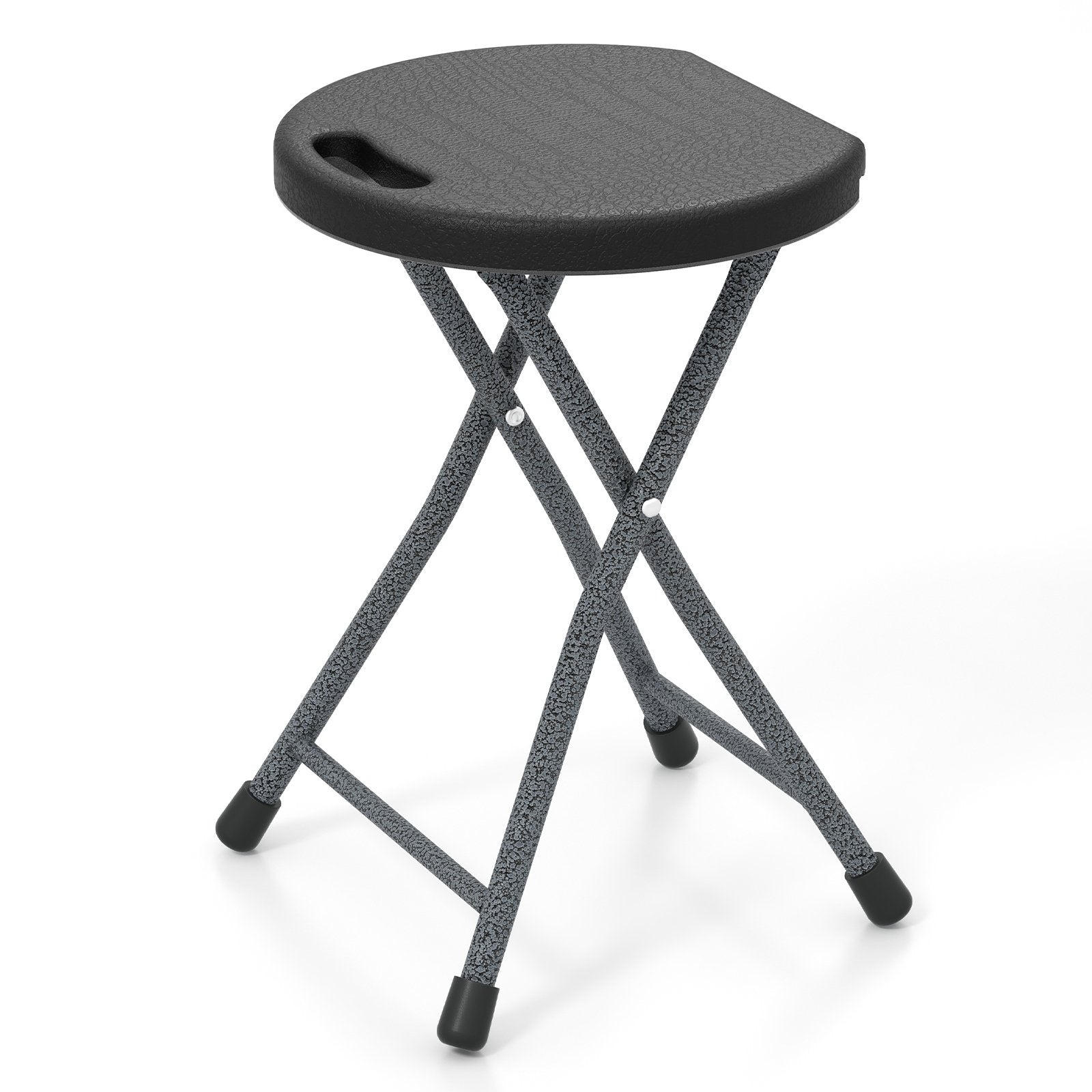 Folding Stool with Built-in Handle for Adults-1 Piece Camping Furniture   at Gallery Canada