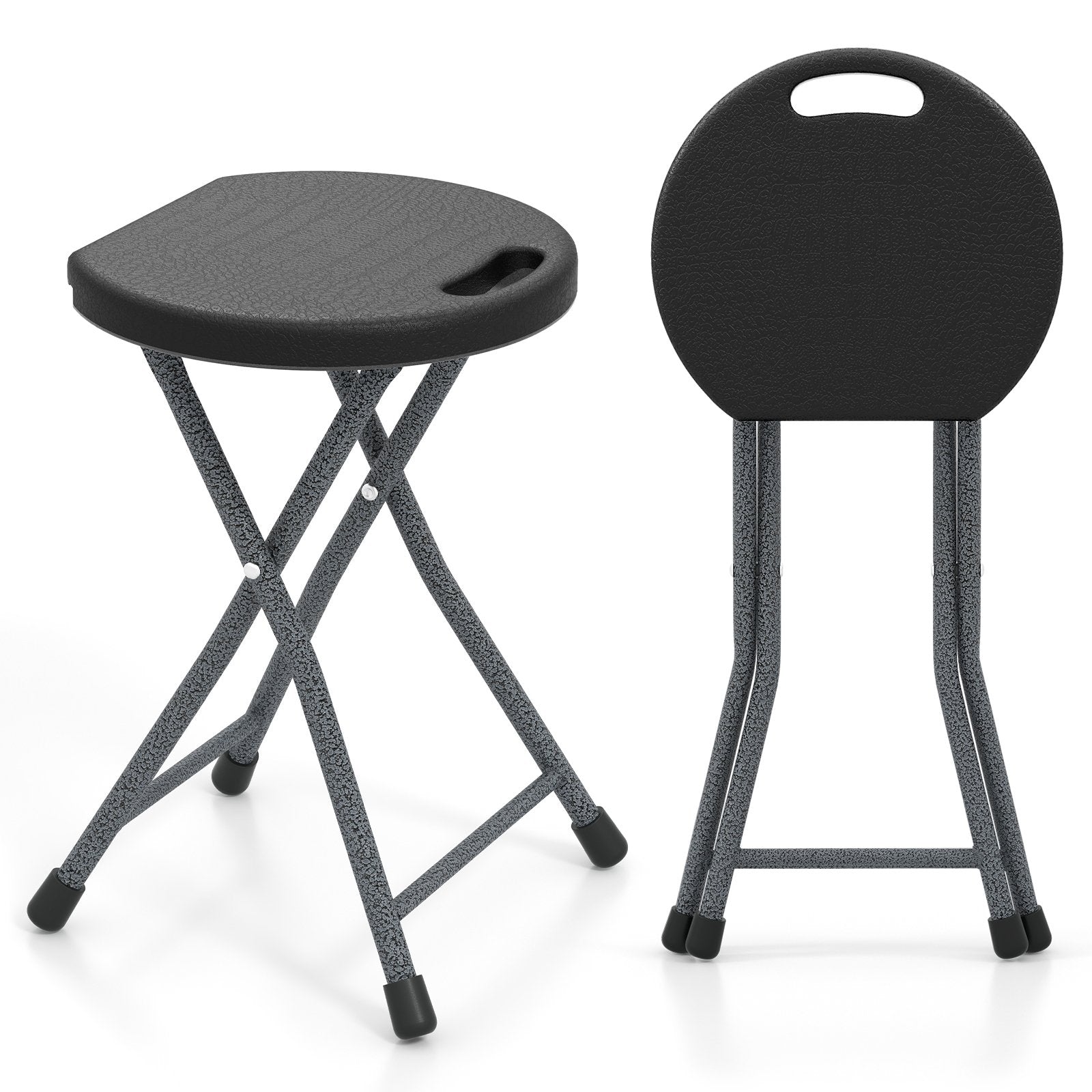 Folding Stool with Built-in Handle for Adults-1 Piece Camping Furniture   at Gallery Canada