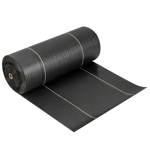 6.5 x 330/4 x 250/6 x 300 Feet Weed Barrier Landscape Fabric-4 ft, Black