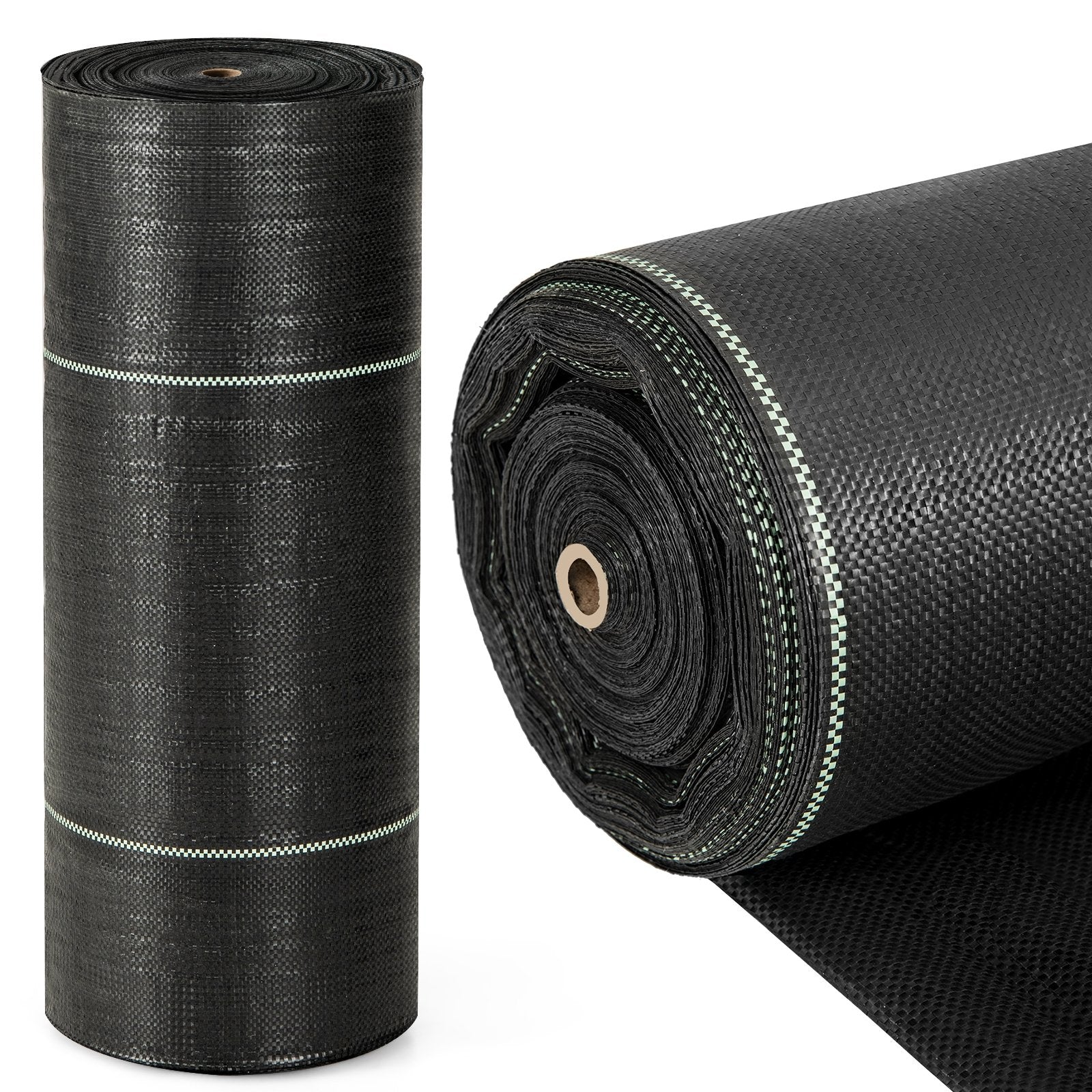 6.5 x 330/4 x 250/6 x 300 Feet Weed Barrier Landscape Fabric-4 ft, Black Garden Tools   at Gallery Canada