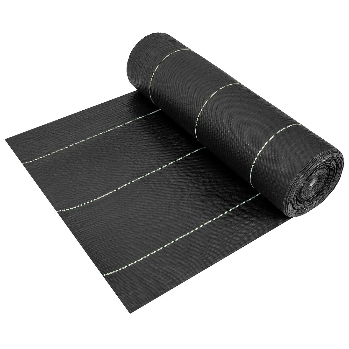 6.5 x 330/4 x 250/6 x 300 Feet Weed Barrier Landscape Fabric-6 ft, Black Garden Tools   at Gallery Canada