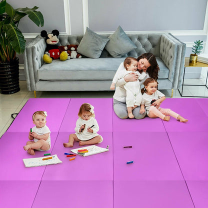 4 Feet x 10 Feet x 2 Inch Folding Gymnastics Tumbling Gym Mat, Pink Yoga & Gym Mats   at Gallery Canada