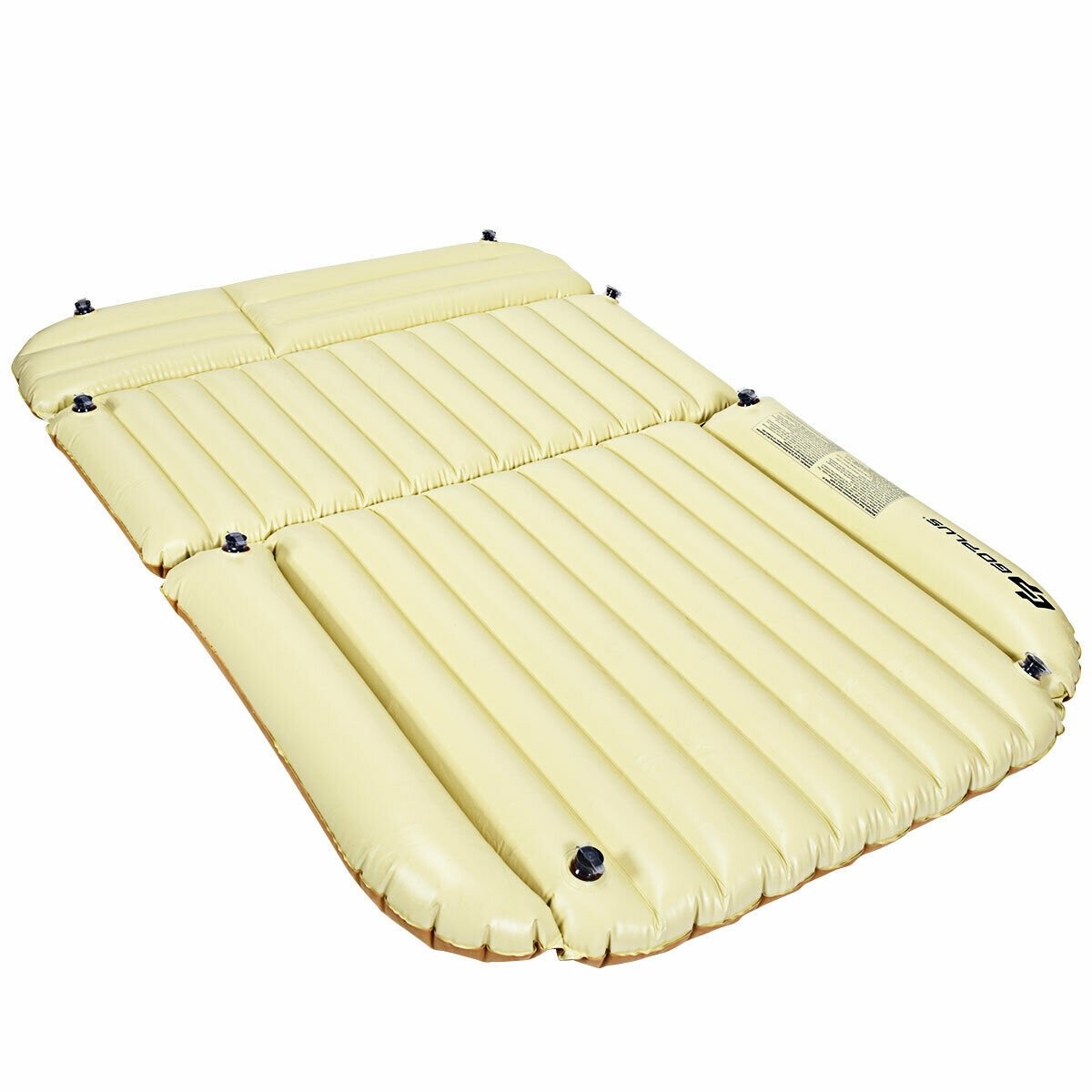 Inflatable SUV Air Backseat Mattress Travel Pad with Pump Camping, Yellow Air Mattresses & Sleeping Bags   at Gallery Canada