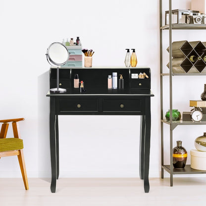 Removable Floating Organizer 2-Tier Mission Home Computer Vanity Desk, Black Writing Desks   at Gallery Canada