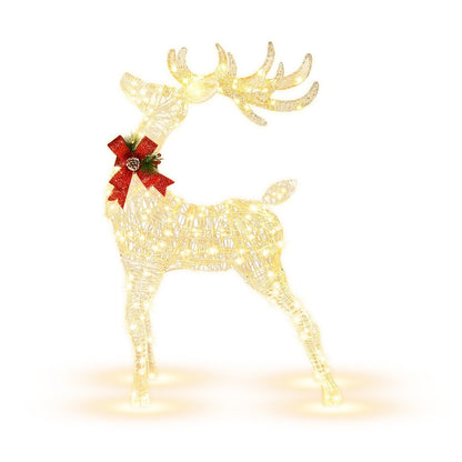 Lighted Standing Reindeer with Stakes for Christmas Decoration, White Christmas Decor & Accessories   at Gallery Canada