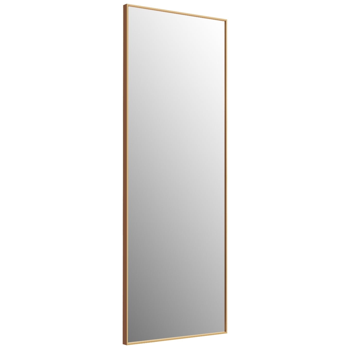 59 Inch Full Length Mirror Large Rectangle Bedroom Mirror, Golden Wall Mirrors at Gallery Canada