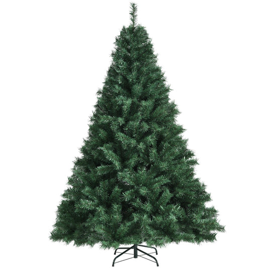 6 Feet PVC Hinged Artificial Christmas Tree with Metal Stand - Gallery Canada