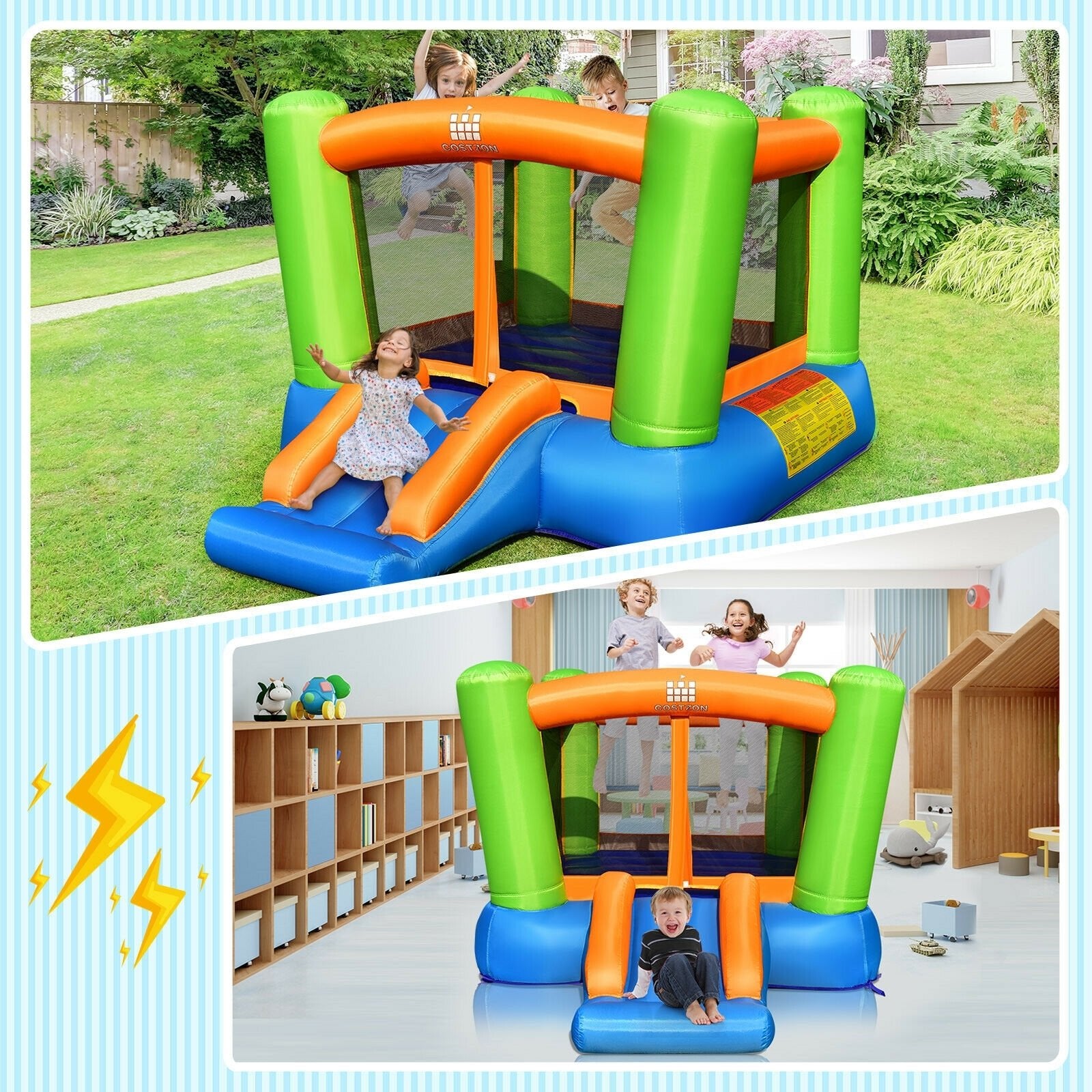 Kids Inflatable Bounce House without Blower for Indoor and Outdoor Bounce House   at Gallery Canada