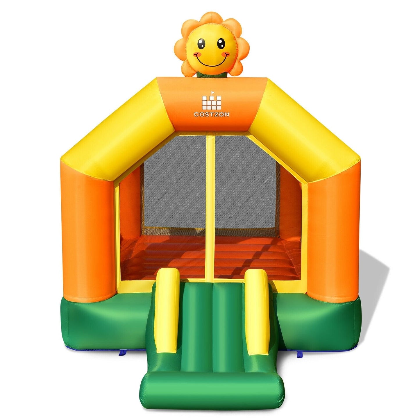 Kids Inflatable Bounce Jumping Castle House with Slide without Blower - Gallery Canada