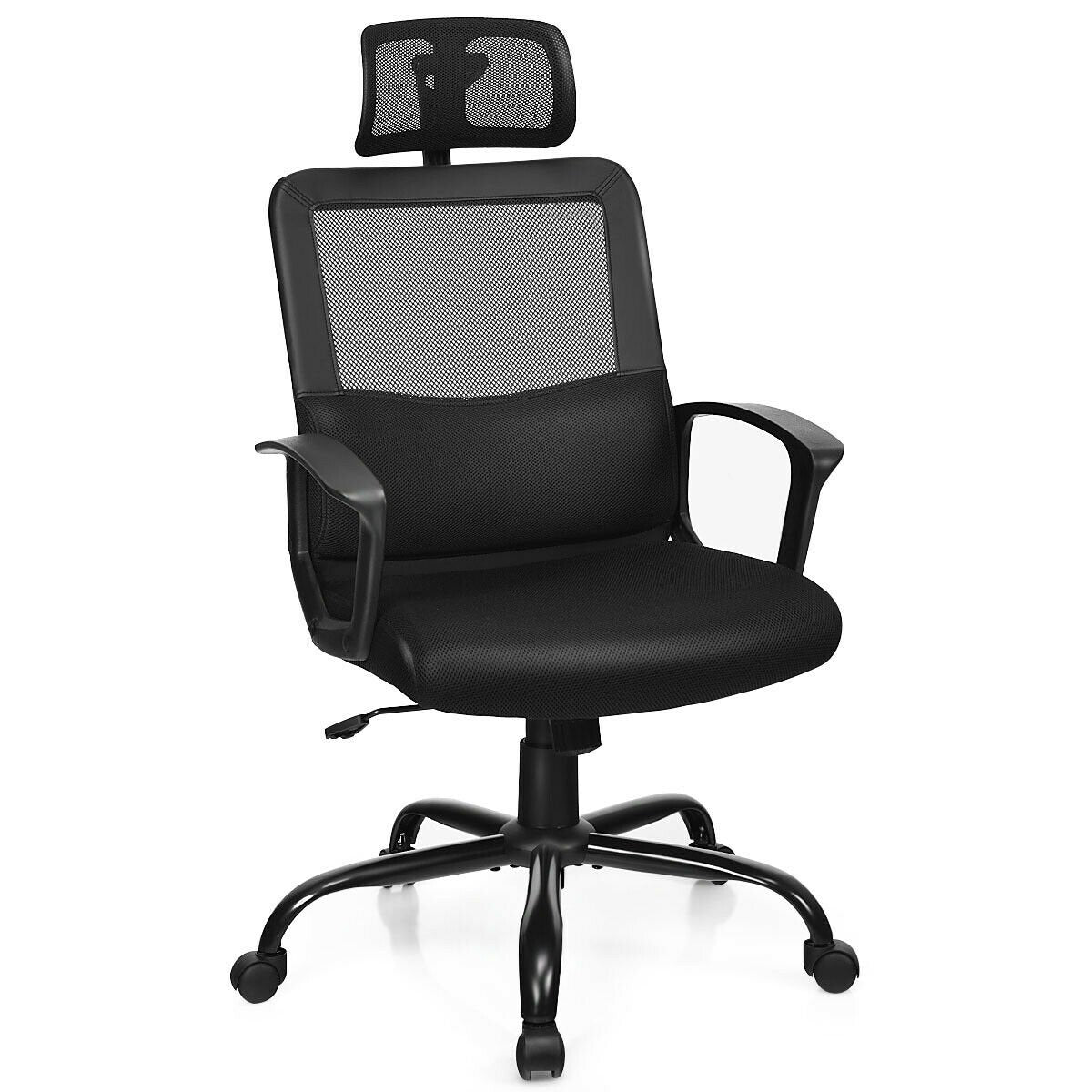 Mesh Office Chair High Back Ergonomic Swivel Chair, Black Ergonomic Chairs   at Gallery Canada