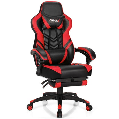 Adjustable Gaming Chair with Footrest for Home Office, Red - Gallery Canada