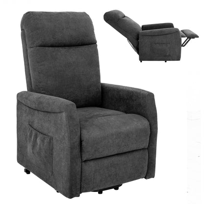 Power Lift Recliner Chair with Remote Control for Elderly, Gray Recliners   at Gallery Canada