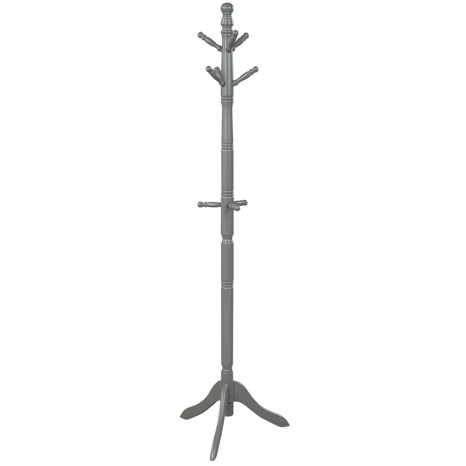 Adjustable Free Standing Wooden Coat Rack, Gray Coat Racks & Hall Trees   at Gallery Canada