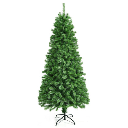 Pre-lit Multi-Colored Fiber Optic Spruce Artificial Christmas Tree-7 ft, Green Christmas Tree   at Gallery Canada