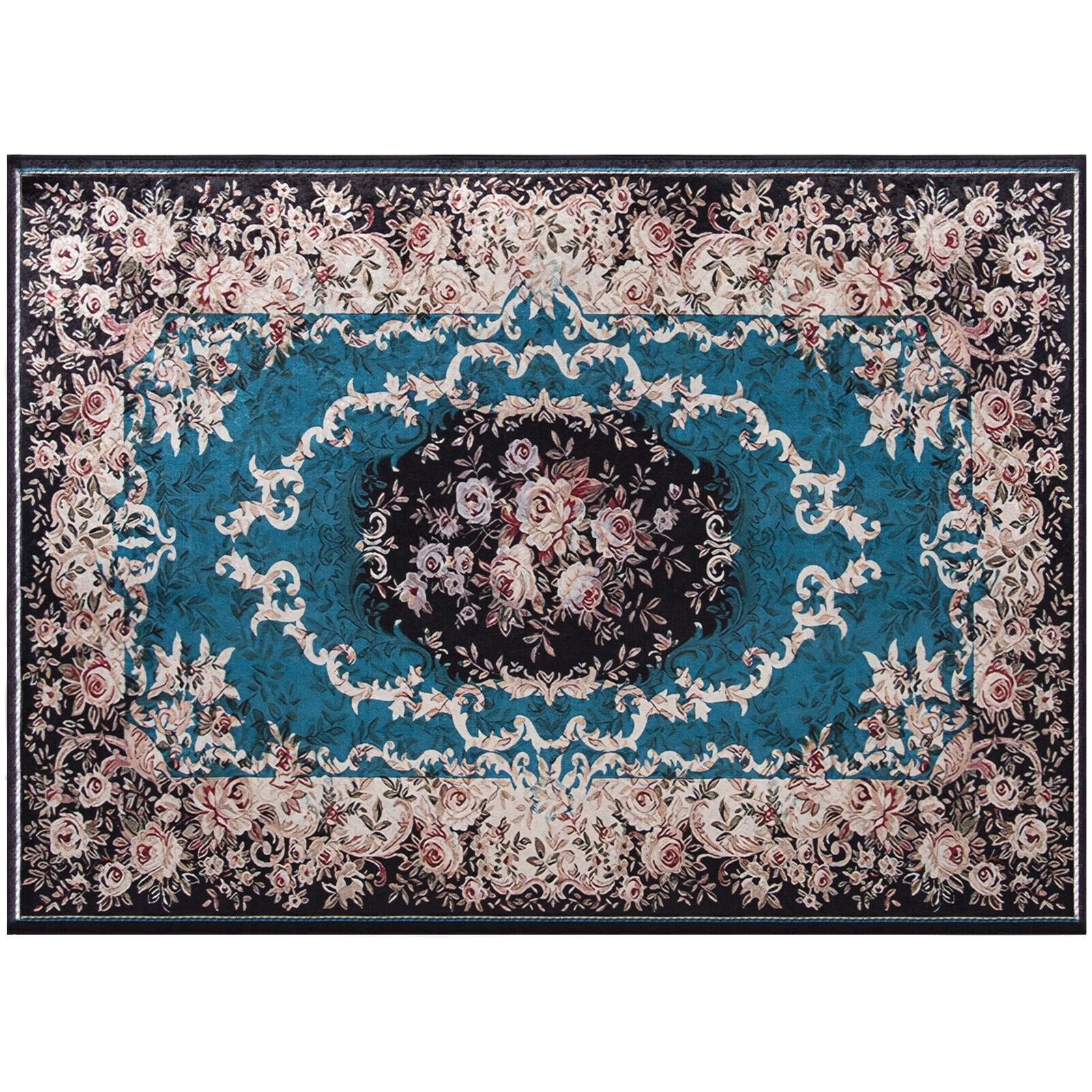 Area Rug with Non-Shedding Surface and Anti-slip Bottom-S, Multicolor Rugs   at Gallery Canada