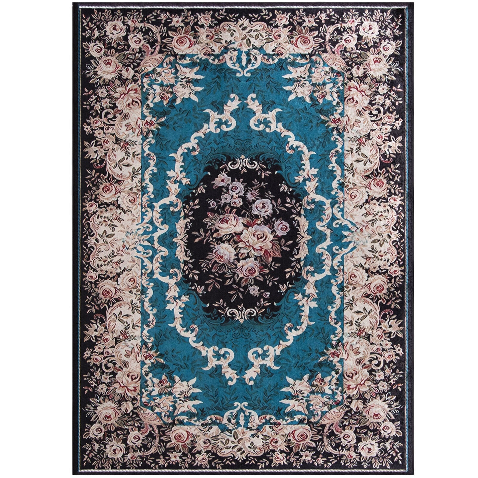 Area Rug with Non-Shedding Surface and Anti-slip Bottom-S, Multicolor Rugs at Gallery Canada
