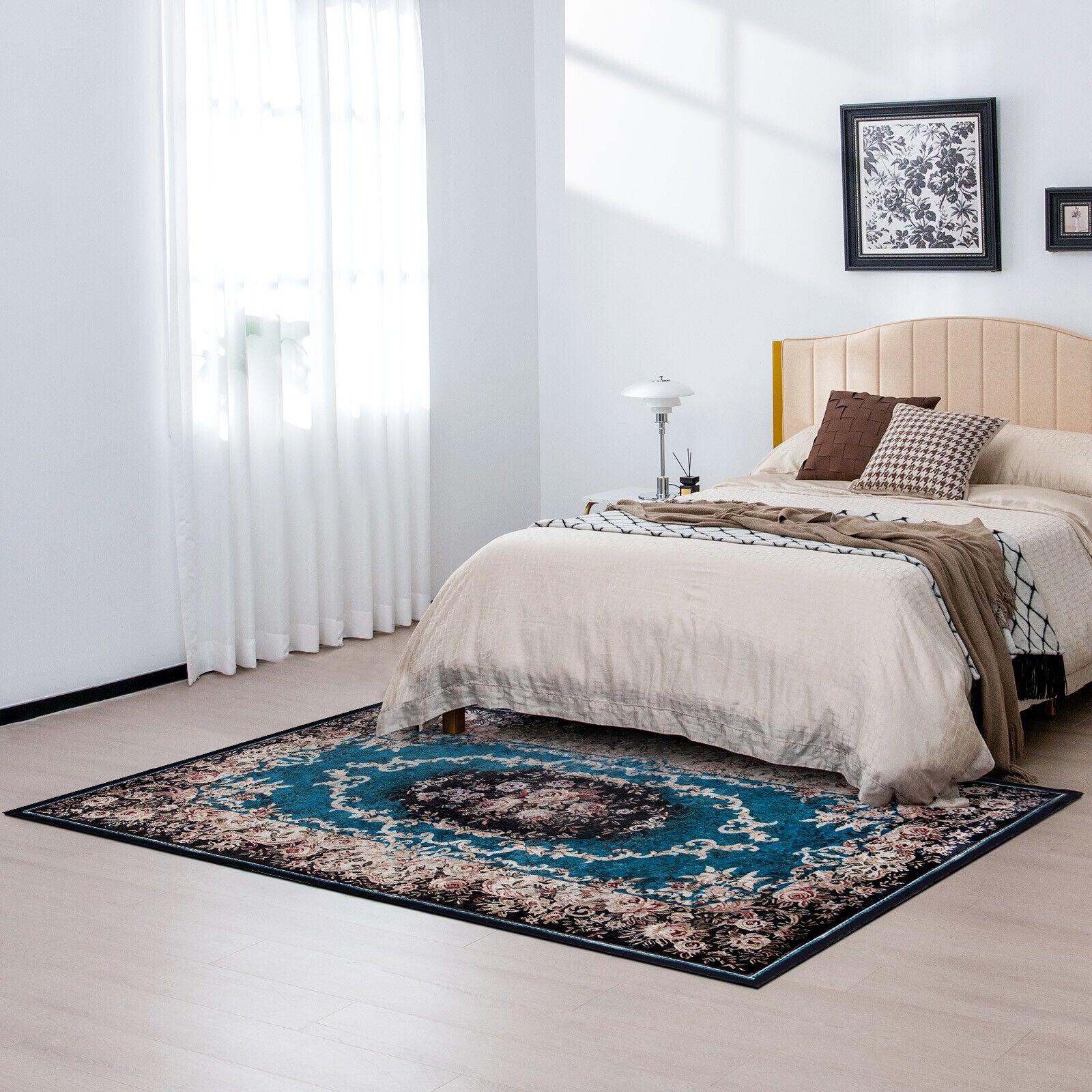 Area Rug with Non-Shedding Surface and Anti-slip Bottom-M, Multicolor Rugs at Gallery Canada