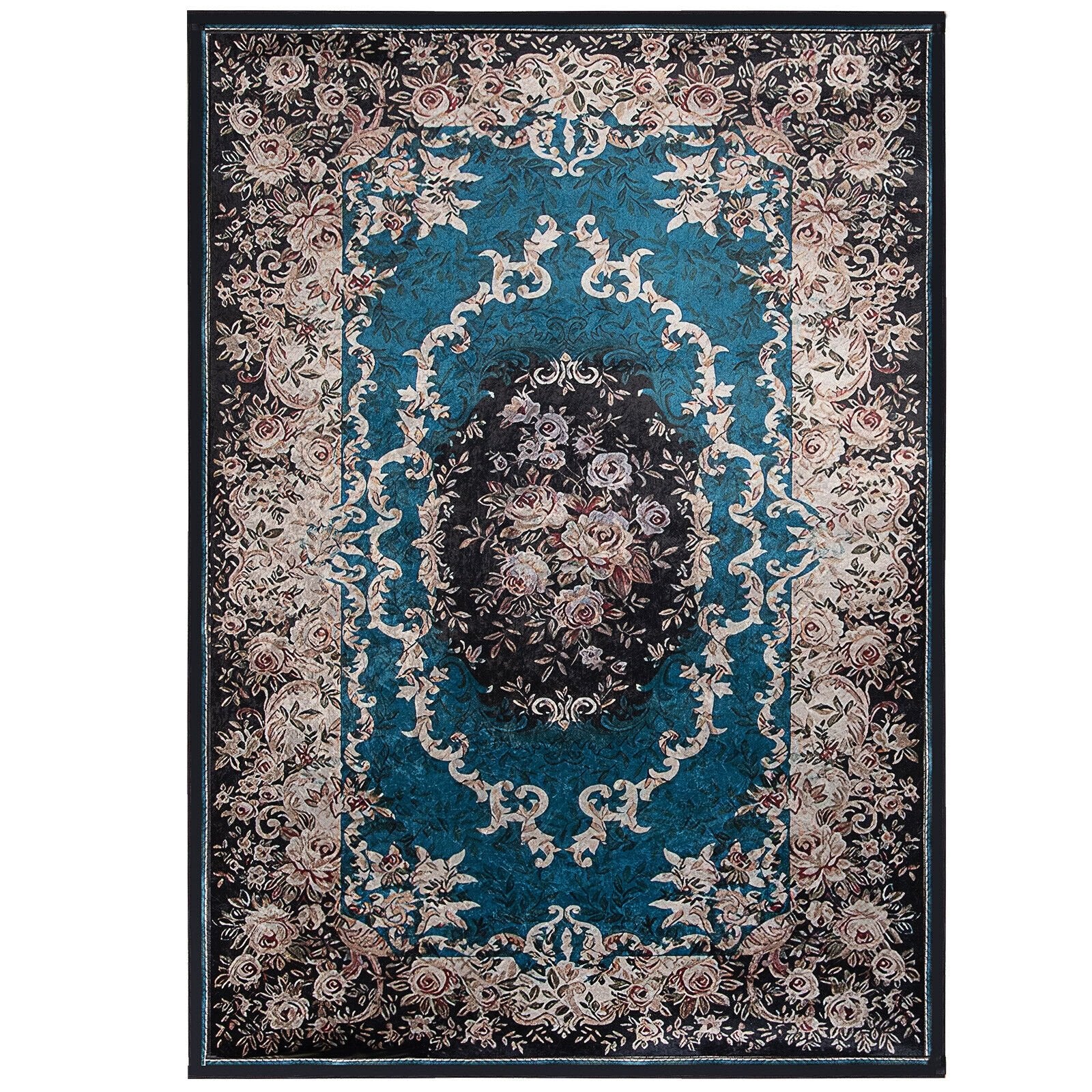 Area Rug with Non-Shedding Surface and Anti-slip Bottom-M, Multicolor Rugs   at Gallery Canada