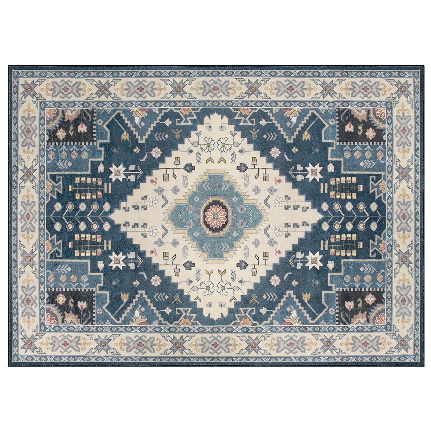 Faux Wool Fabric Area Rugs Doormat-S, Multicolor Rugs   at Gallery Canada