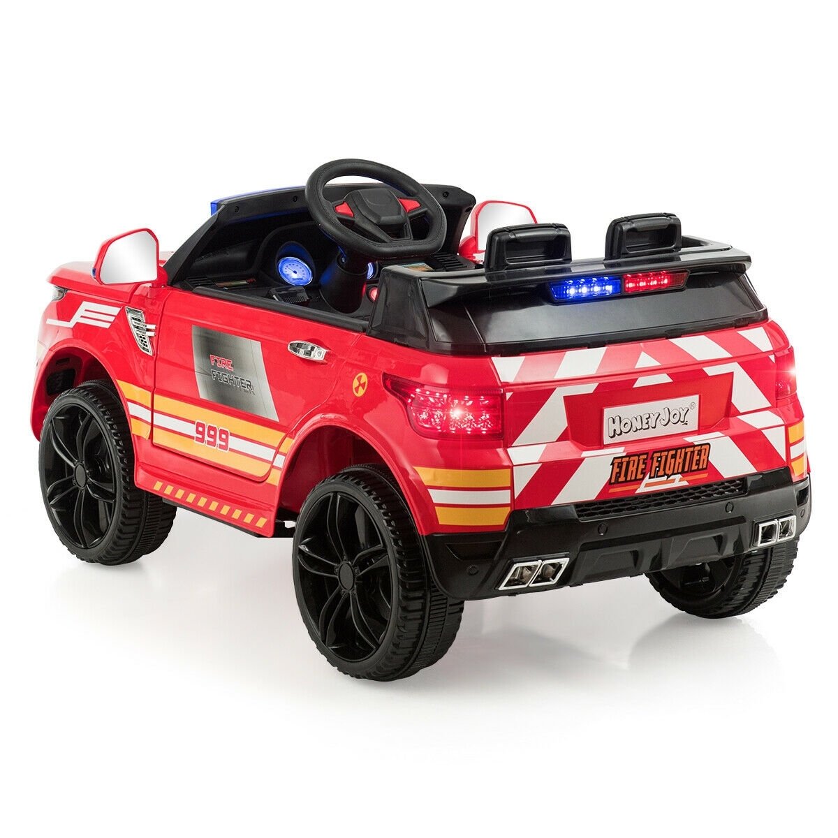 12V Kids Electric Ride On Car with Remote Control, Red Powered Ride On Toys   at Gallery Canada