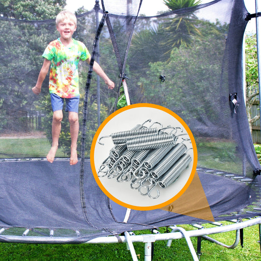 5.5 Inch Rustproof Galvanized Steel Replacement Trampoline Elasticity Springs, Silver Trampoline Accessories Silver  at Gallery Canada