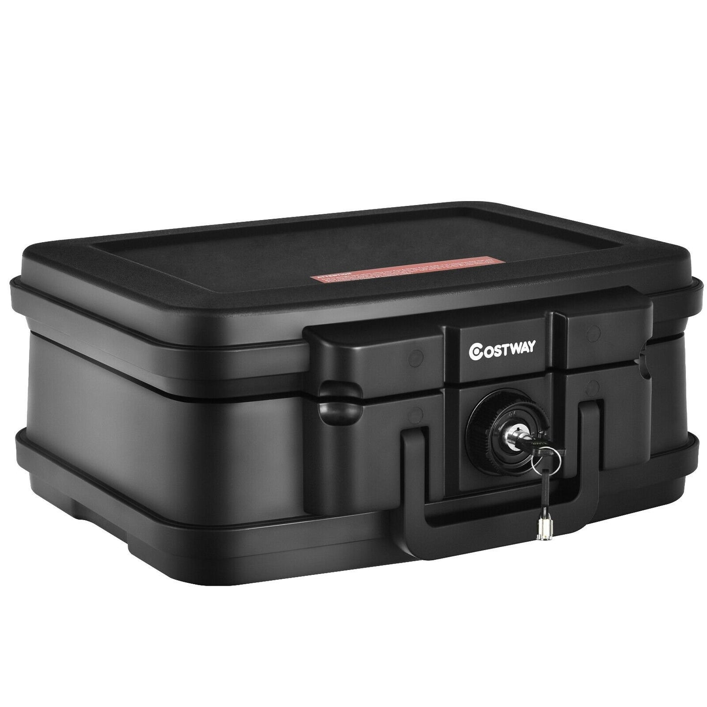 Fireproof Waterproof 30 Minute Safe Box with Lock and Handle-15.5 x 13 x 7 inches, Black Safe Box   at Gallery Canada