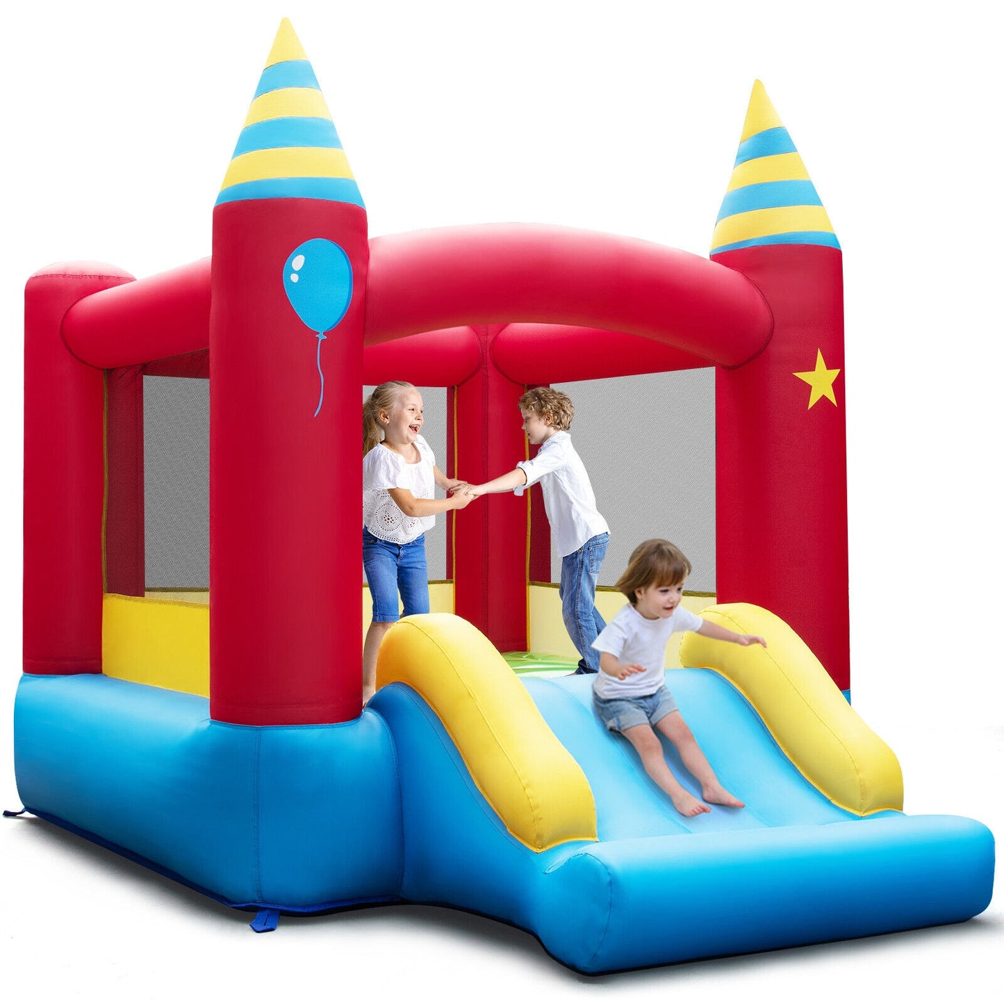 Kids Inflatable Bounce Castle Excluded Blower Bounce House   at Gallery Canada