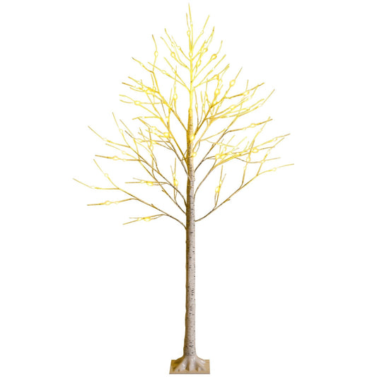 Pre-lit White Twig Birch Tree for Christmas Holiday with LED Lights-6 ft, White Christmas Tree   at Gallery Canada