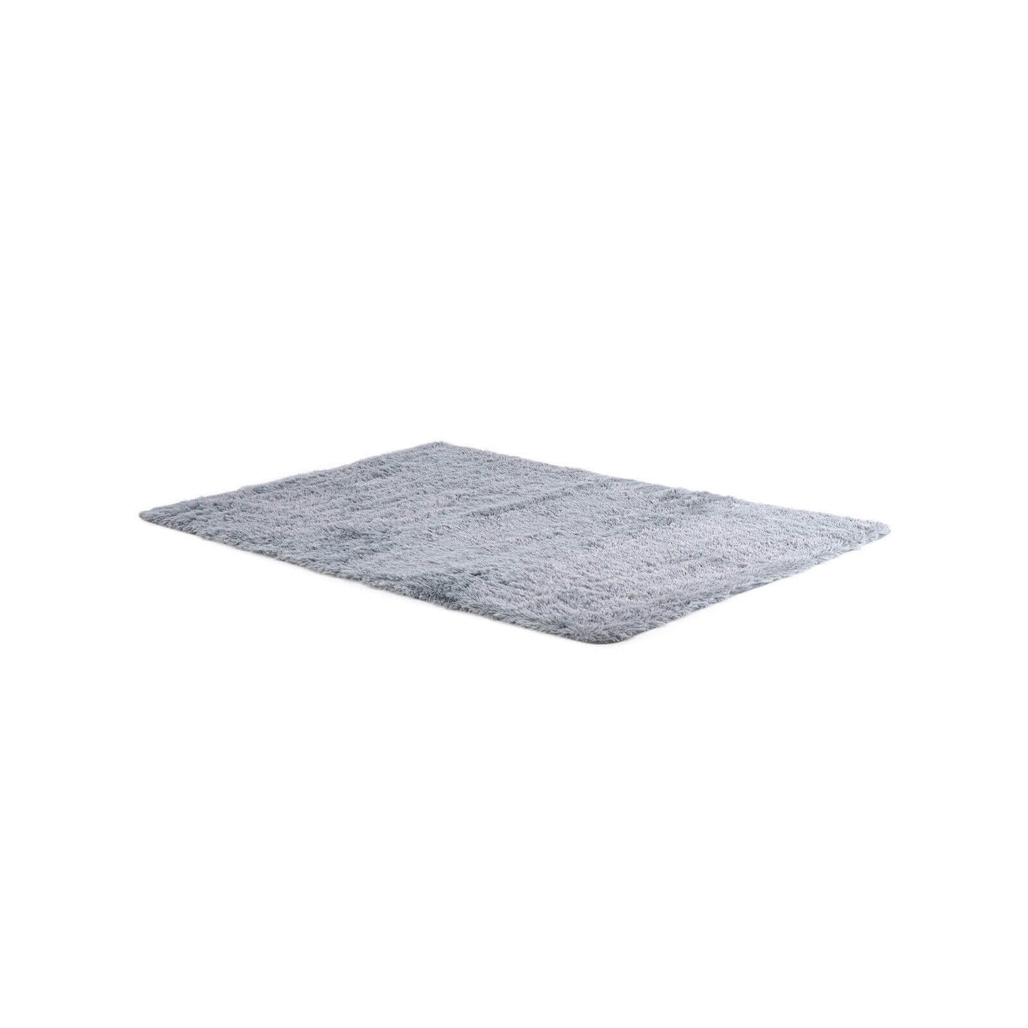 5 x 7 Feet Modern Rectangular Soft Shag Area Rug for Living Room Bedroom, Gray Rugs   at Gallery Canada