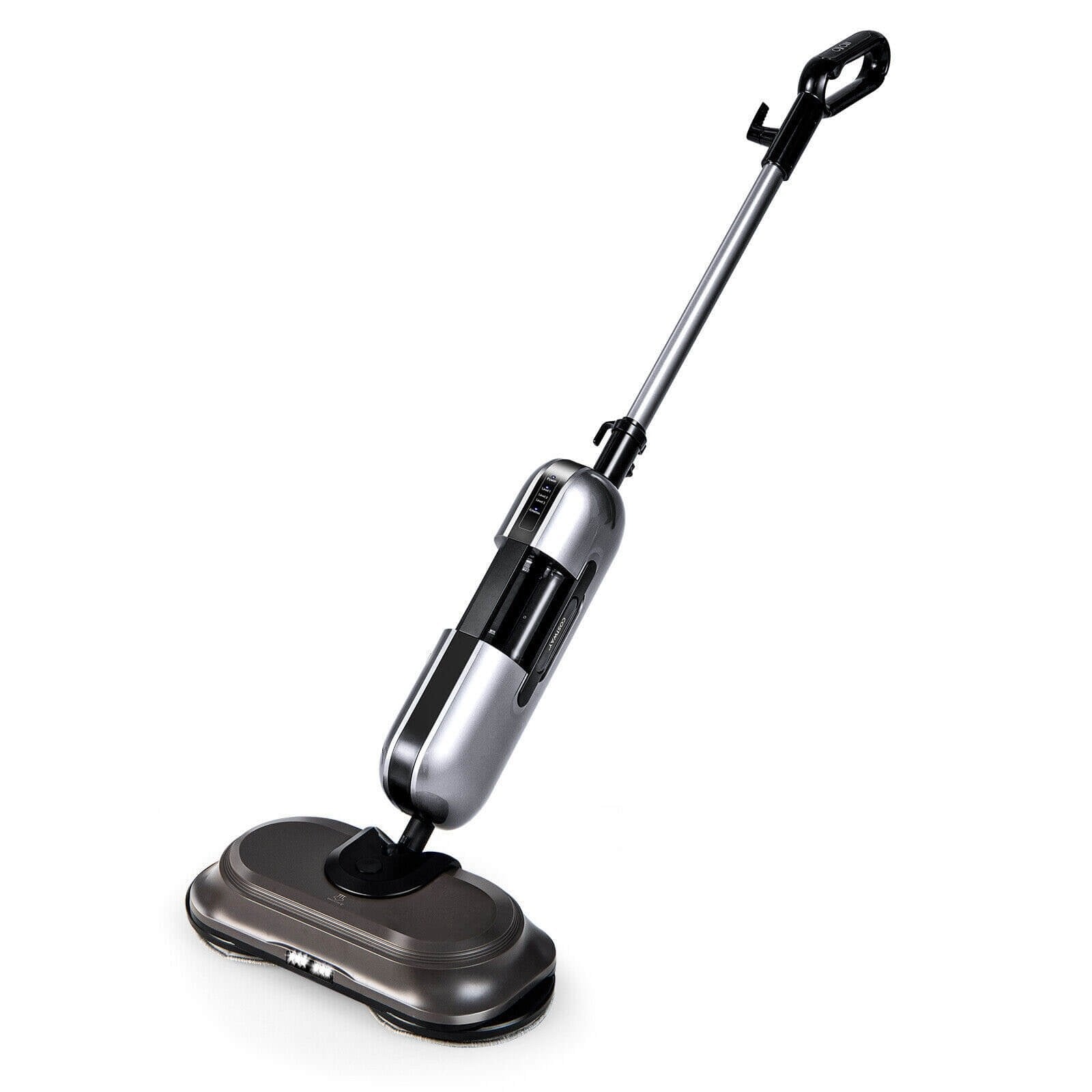 1100W Handheld Detachable Steam Mop with LED Headlights, Gray Vacuums & Cleaners Gray at Gallery Canada
