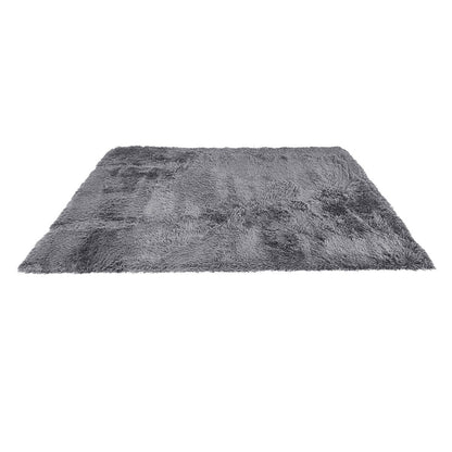 4x6 Feet Modern Soft Shag Rug with Non-slip Grip Dots, Gray - Gallery Canada