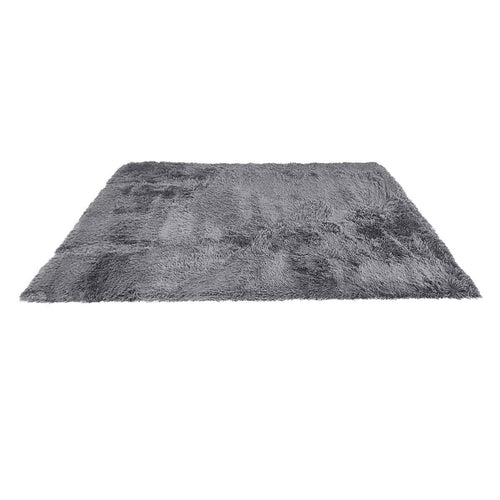 4x6 Feet Modern Soft Shag Rug with Non-slip Grip Dots, Gray