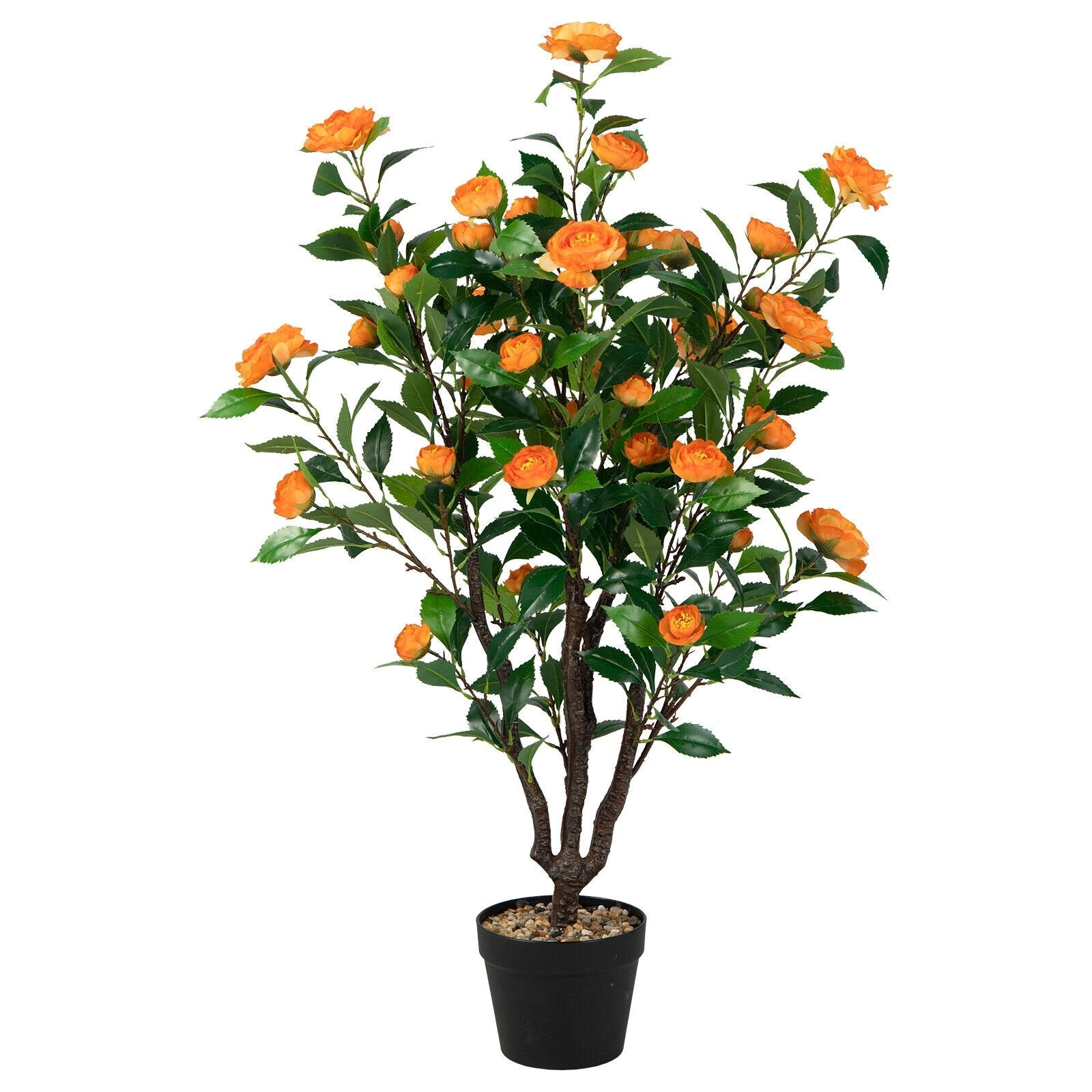 3.3 Feet Artificial Camellia Tree for Indoor and Outdoor, Multicolor Faux Plants   at Gallery Canada