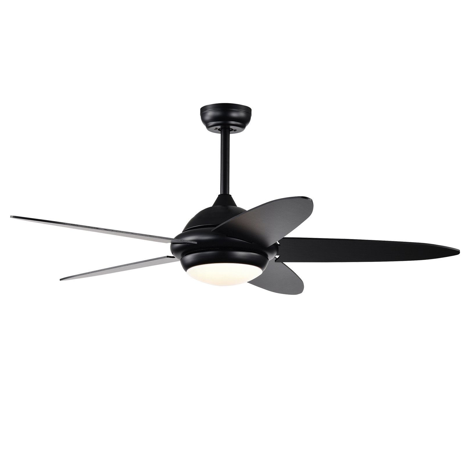 52 Inch Ceiling Fan with Lights and 3 Lighting Colors, Black Ceiling Fans   at Gallery Canada